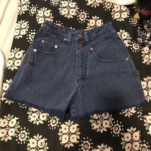 Vintage waisted shorts
